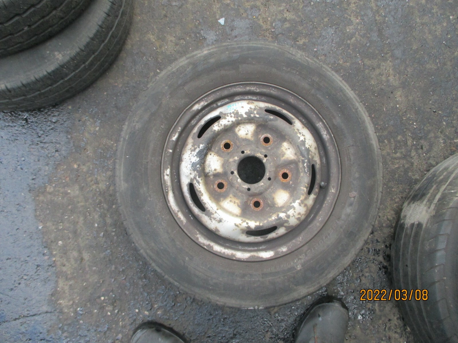 FORD TRANSIT 2004 MK6 STEEL WHEEL WITH TYRE 195/70R15