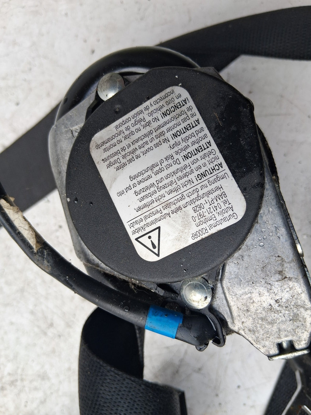 2015 VW VOLKSWAGEN CRAFTER OSF DRIVER SIDE FRONT RIGHT SEAT BELT 601384100