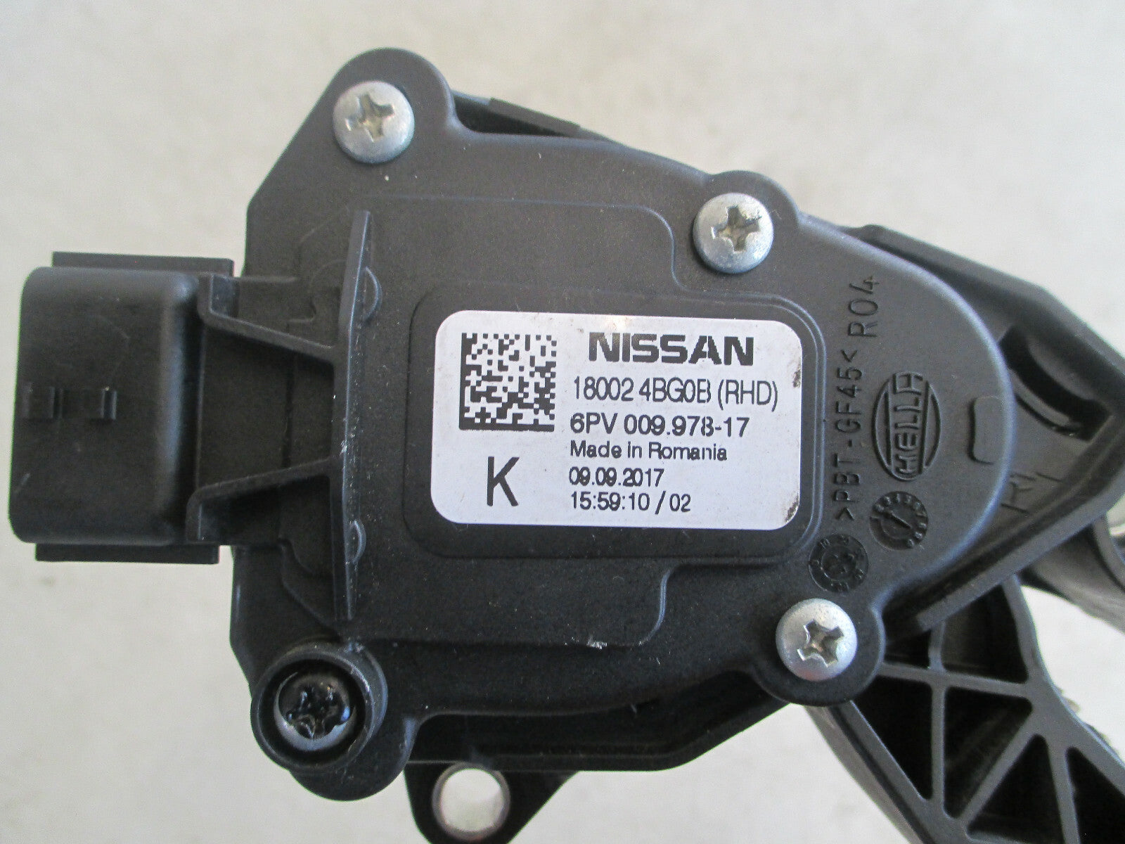NISSAN QASHQAI J11 MK2 2017 KADJAR ACCELERATOR THROTTLE PEDAL 180024BG0B