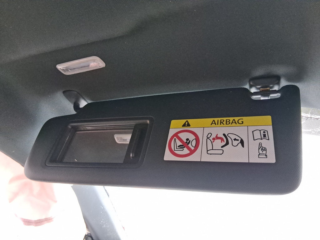 2022 AUDI Q2 S LINE MK1 NSF PASSENGER SIDE FRONT LEFT SUN VISOR SHADE