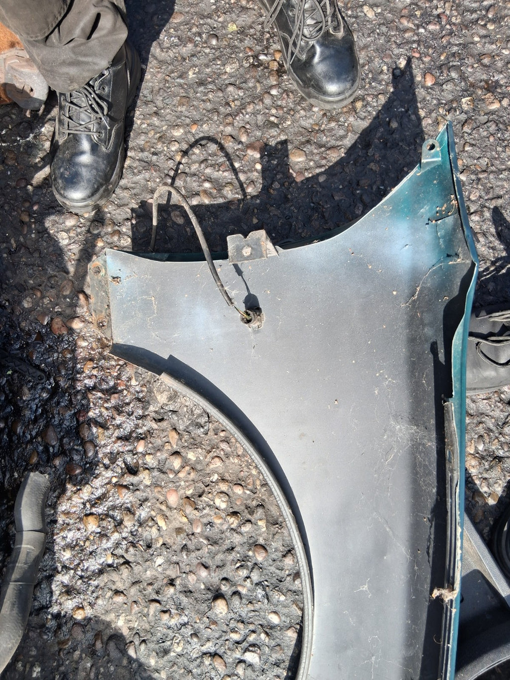 MG MGF 1996 MK1 NSF PASSENGER SIDE FRONT LEFT WING PANEL GREEN