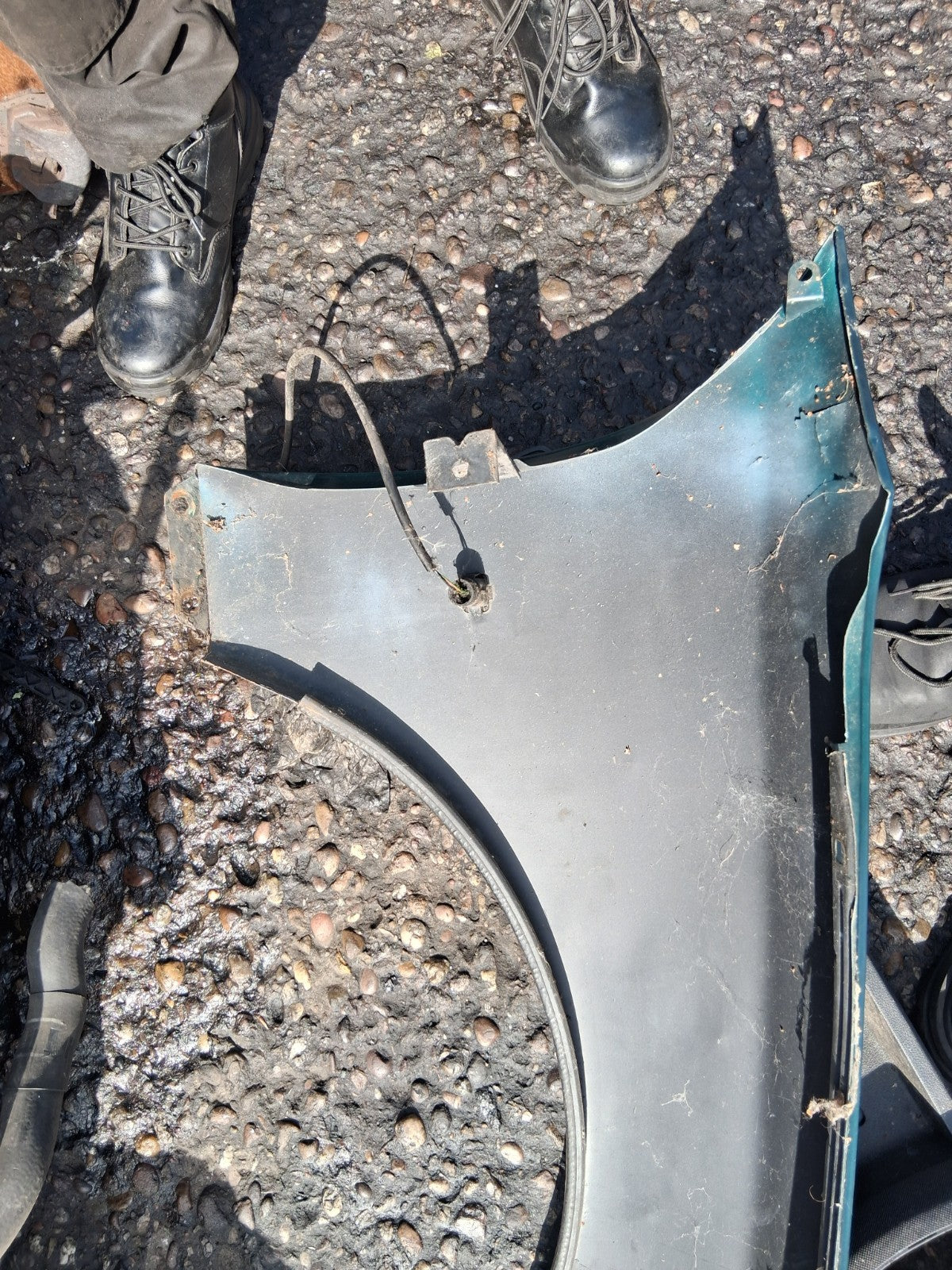 MG MGF 1996 MK1 NSF PASSENGER SIDE FRONT LEFT WING PANEL GREEN
