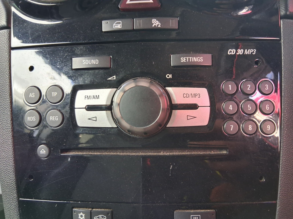2009 VAUXHALL CORSA D STEREO RADIO CD PLAYER HEAD UNIT