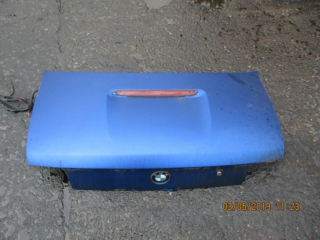 BMW Z3 E36 CONVERTIBLE BOOTLID TAILGATE BOOT COMPLETE BLUE