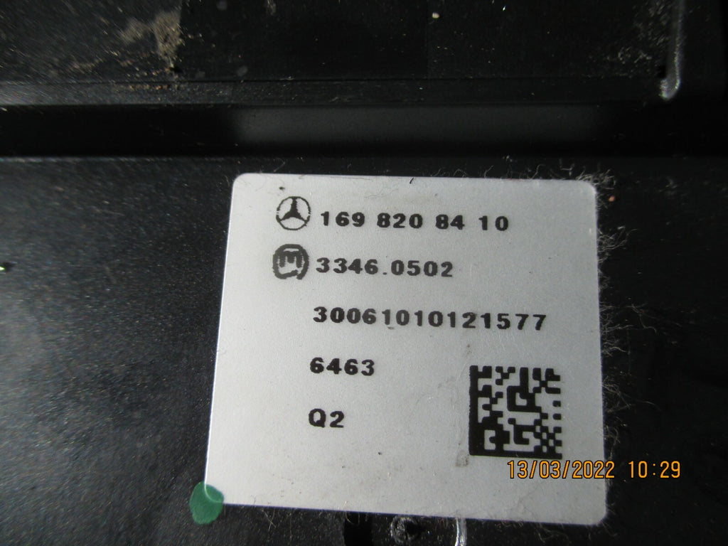 MERCEDES A CLASS 2007 W169 ALARM TOW MODE SWITCH 1698208410