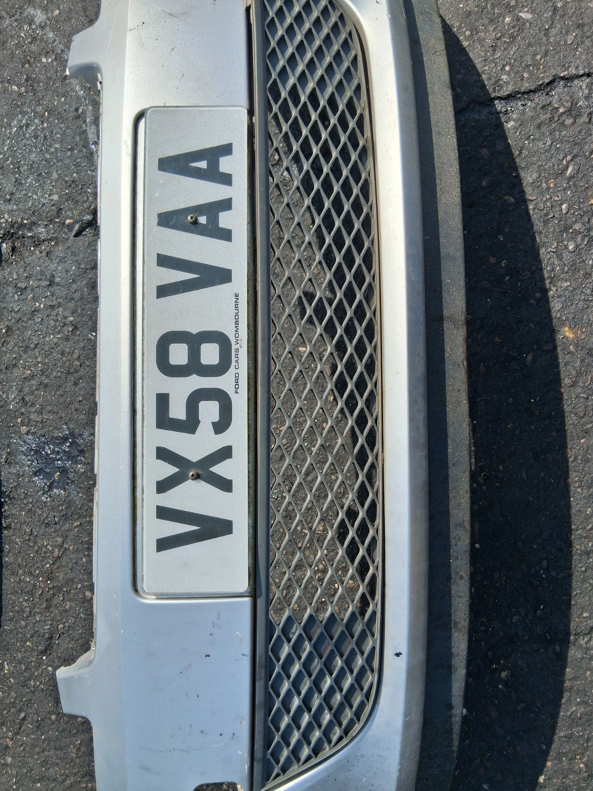 2006 FORD FIESTA MK6 COMPLETE FRONT BUMPER SILVER
