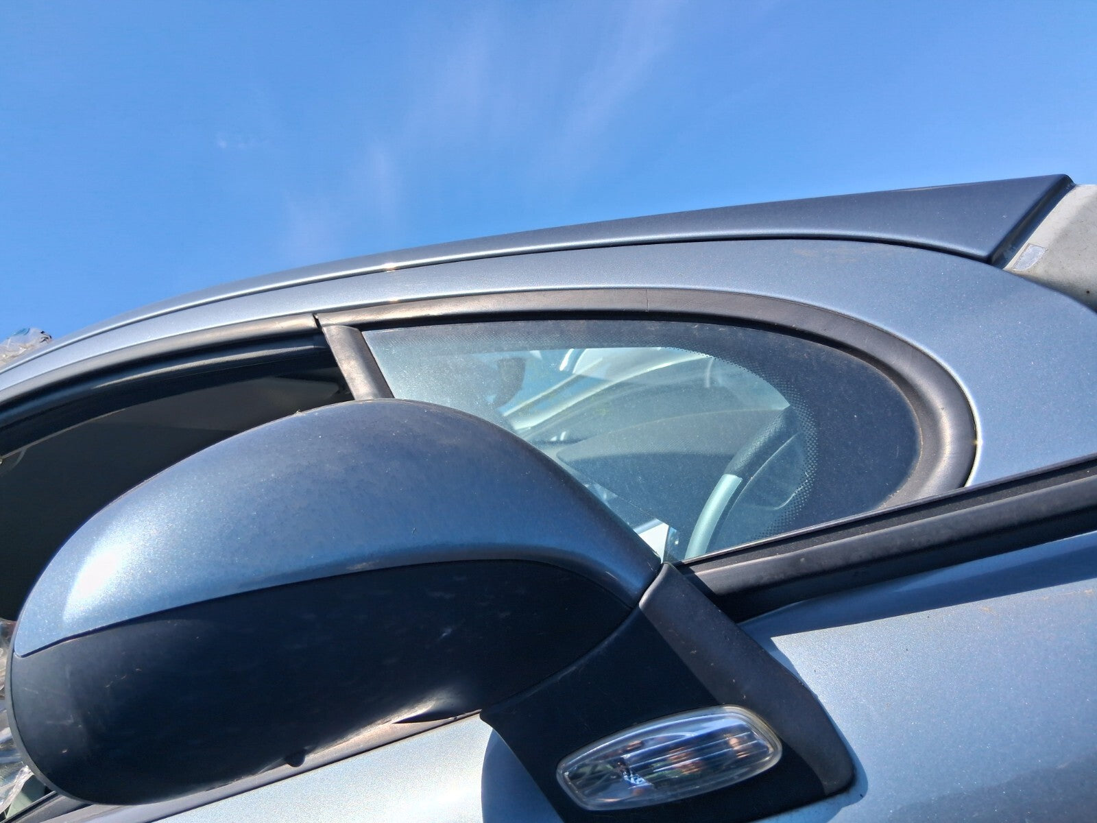 2009 PEUGEOT 207 OS DRIVER SIDE ELECTRIC WING MIRROR GREY