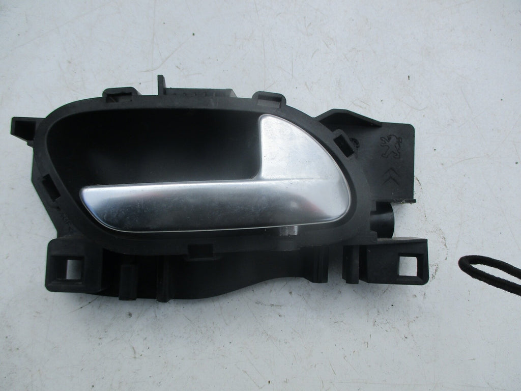 PEUGEOT 208 2012 DRIVER OFF SIDE INTERIOR DOOR HANDLE 96555516VV
