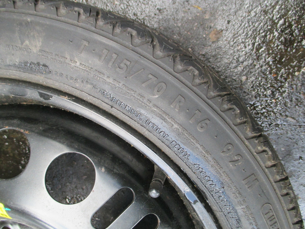 VAUXHALL ASTRA H 2007 16 INCH SPACE SAVER WITH TYRE 115/70R16