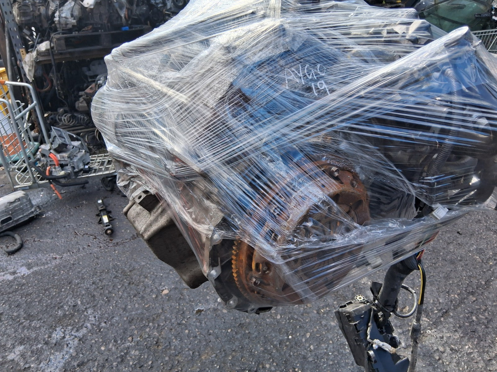 2019 TOYOTA AYGO MK2 1.0 PETROL COMPLETE ENGINE 1KR-FE 1KR FE 1KRFE