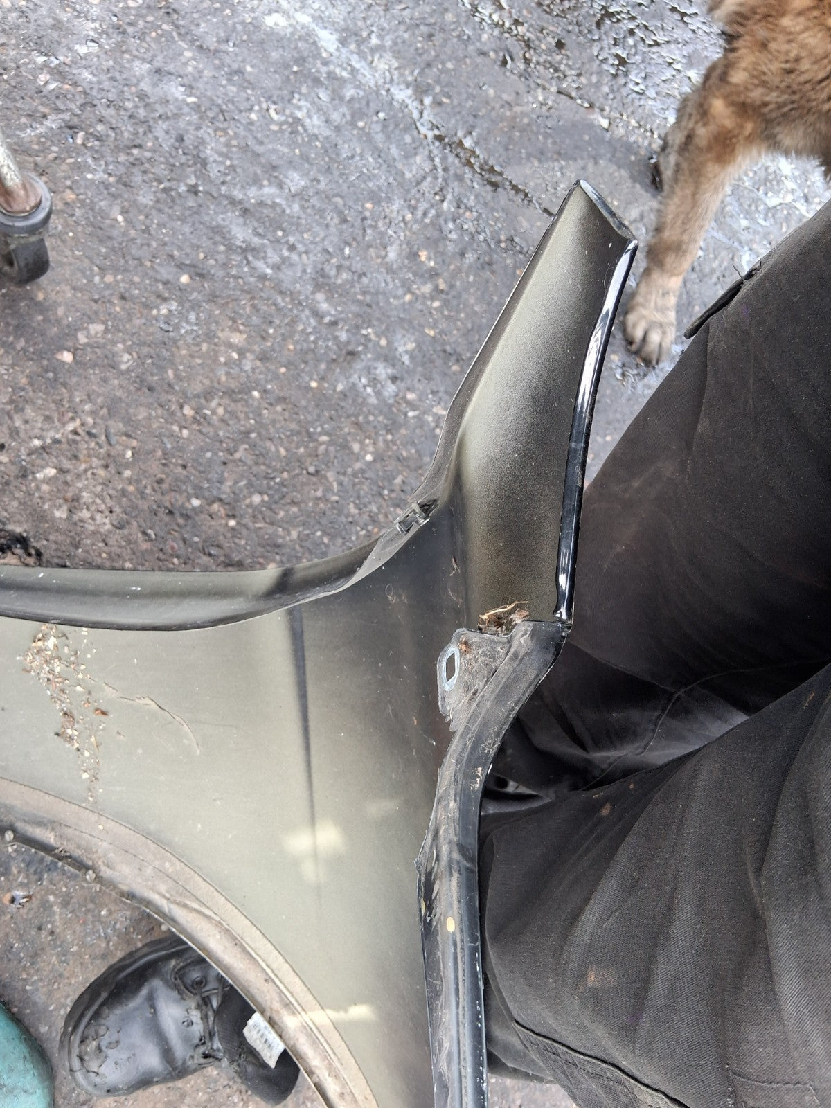 2014 BMW 3 SERIES F31 ESTATE NSF PASSENGER SIDE FRONT WING PANEL BLACK