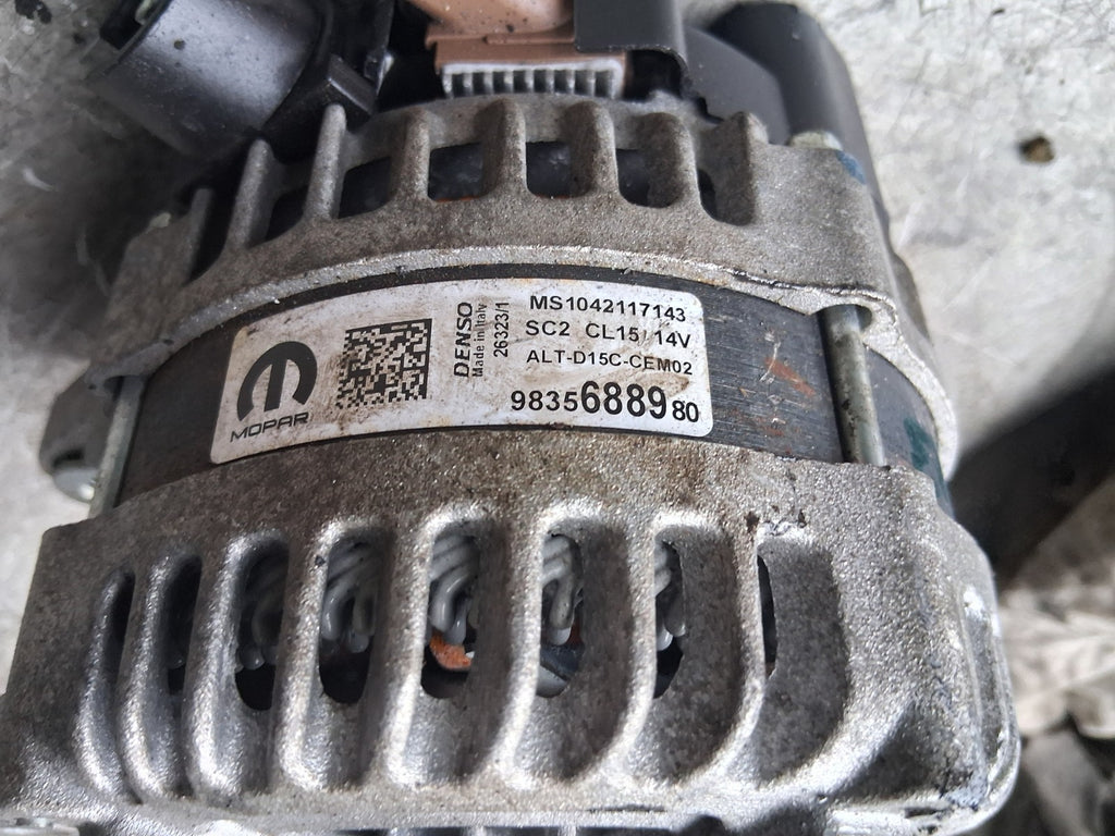 CITROEN C4 MK3 2023 1.2 PETROL ALTERNATOR 9835688980