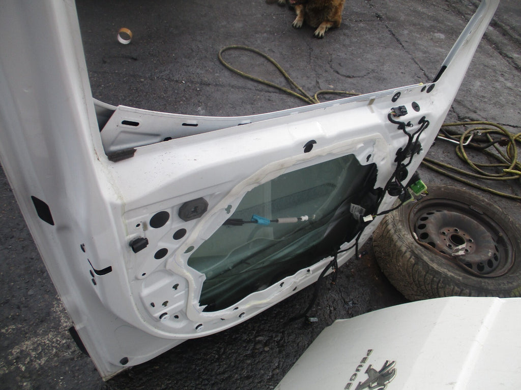 2019 PEUGEOT PARTNER MK3 K9 NSF PASSENGER SIDE FRONT BARE DOOR WHITE