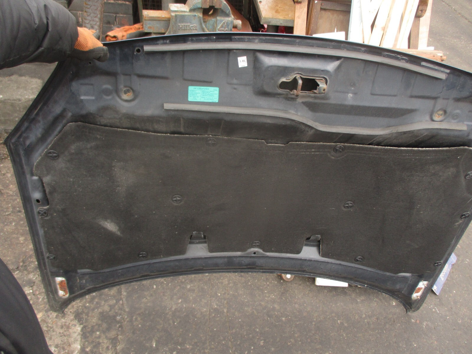 2012 NISSAN QASHQAI J10 PRE FACELIFT BONNET NIGHTSHADE PURPLE HAS DENT