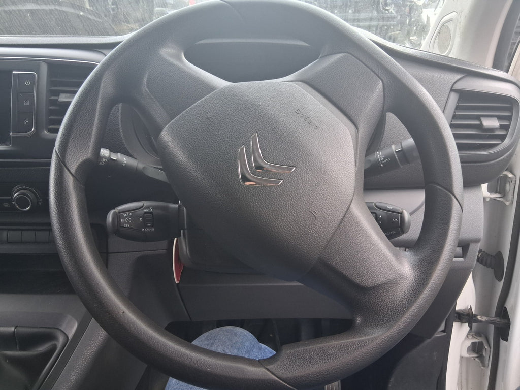 2019 CITROEN DISPATCH VIVARO MK3 LEATHER STEERING WHEEL WITHOUT AIRBAG