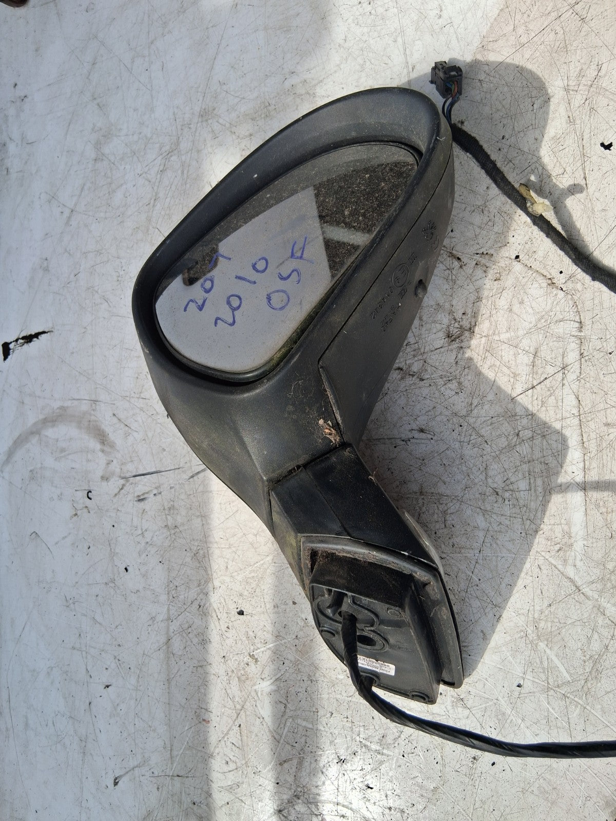 2010 PEUGEOT 207 OSF DRIVER SIDE FRONT RIGHT WING MIRROR 96806501XT