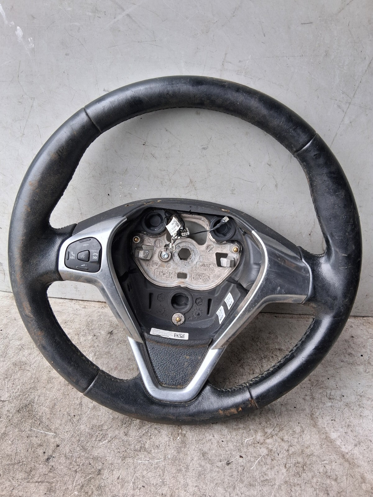 2016 FORD FIESTA MK7 MULTIFUNCTIONAL STEERING WHEEL 34148288B