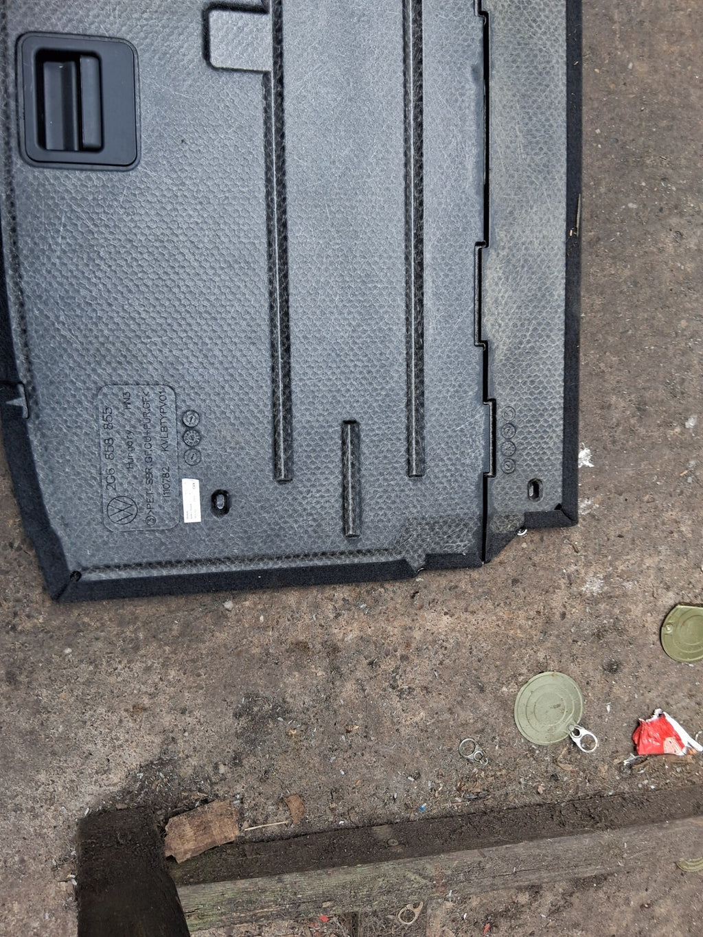 2024 VOLKSWAGEN POLO MK6 FACELIFT REAR STORAGE PARCEL SHELF LOAD COVER 2G6858855