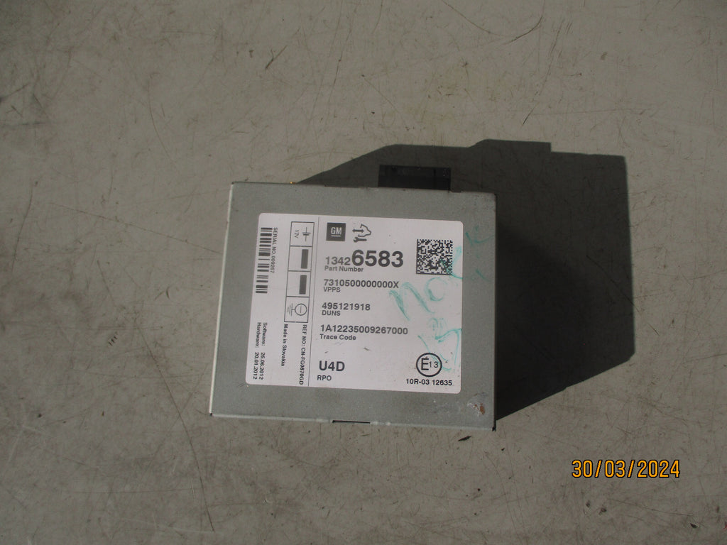 2013 VAUXHALL MOKKA J13 MK1 AUDIO MULTIMEDIA CONTROL MODULE UNIT  13426583