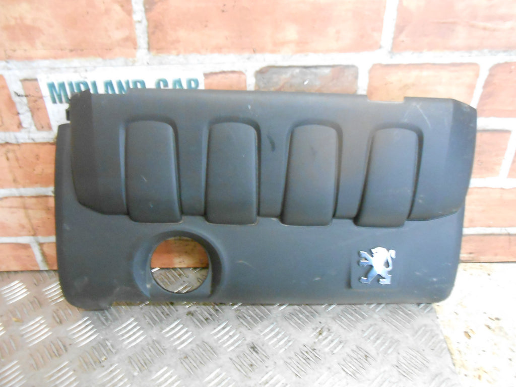 PEUGEOT 1007 2005 1.4 8V KFU TOP PLASTIC ENGINE COVER PANEL BLACK 9648443480