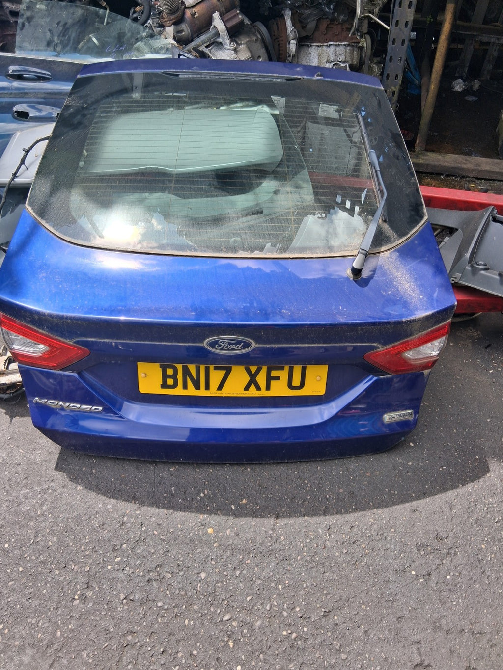 2017 FORD MONDEO MK5 HATCHBACK REAR COMPLETE TAILGATE BOOTLID BLUE LD