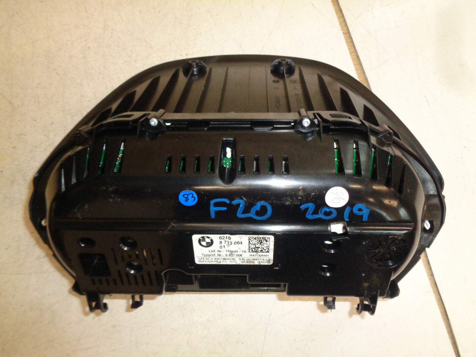 BMW 1 SERIES F20 2019 2.0 PETROL SPEEDOMETER INSTRUMENT CLUSTER 6837006
