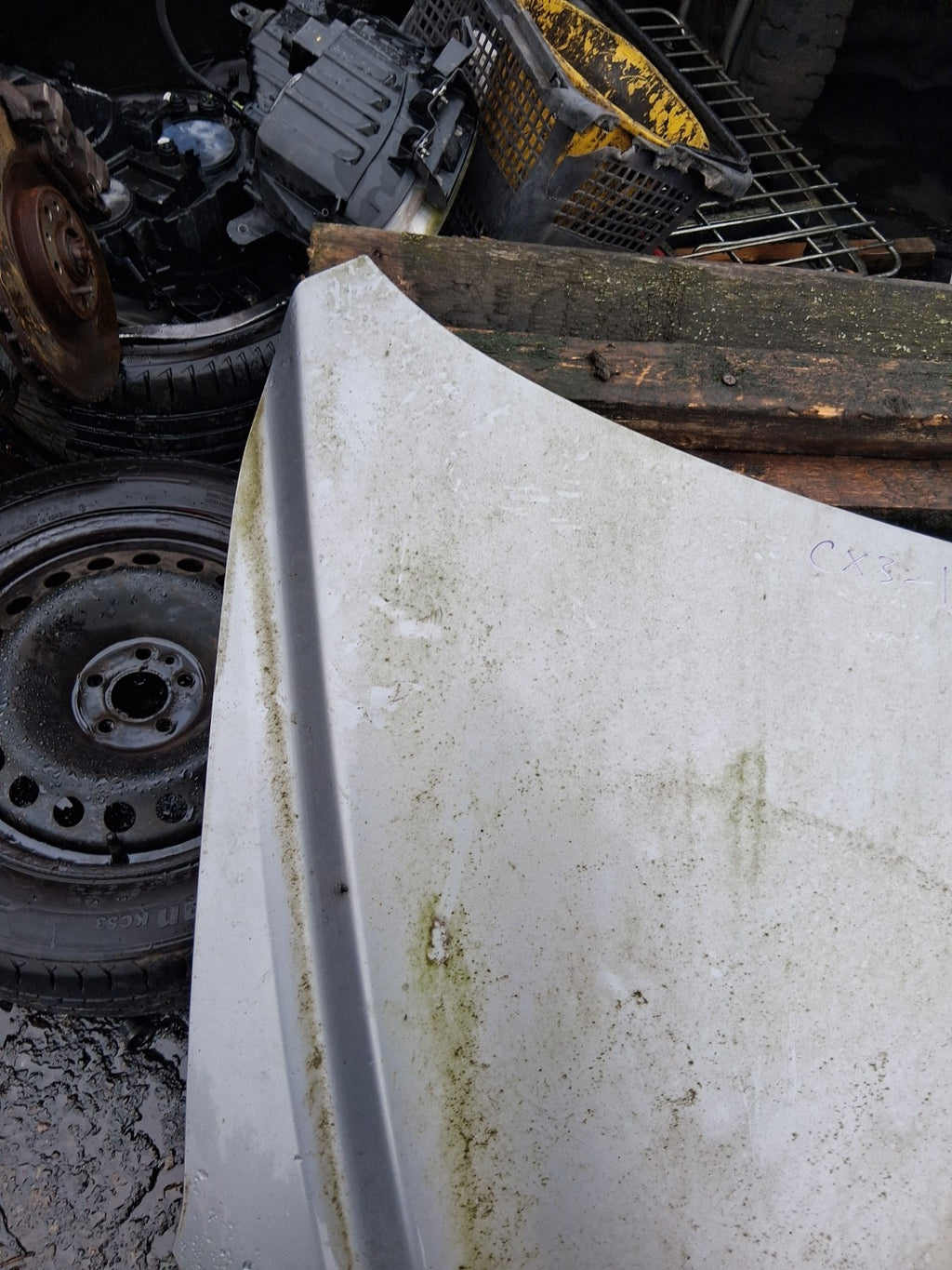 2013 MAZDA CX 5 MK1 FRONT BONNET HOOD PANEL LIQUID SILVER P38