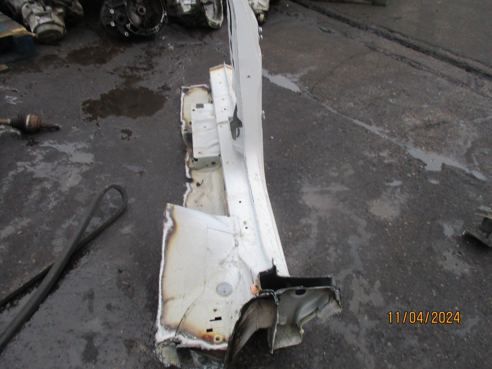 CITROEN C4 MK3 2021 OS DRIVER SIDE SILL B POST QUARTER PANEL WHITE