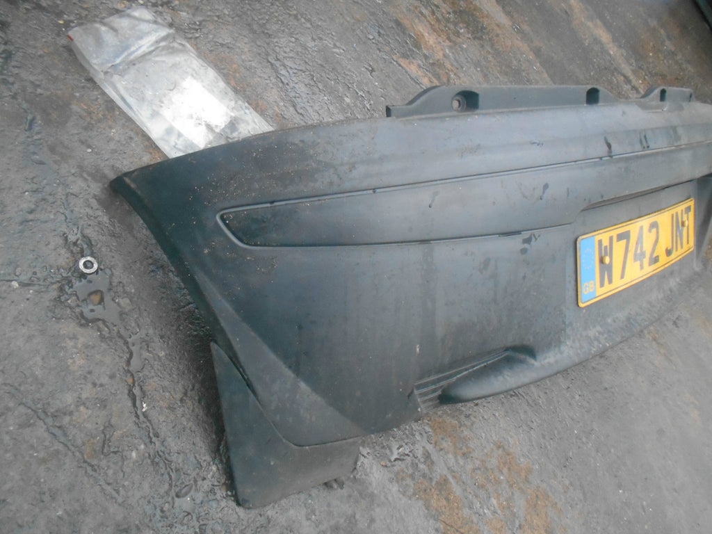 FIAT PUNTO 188 MK2 PRE FACELIFT 2000 REAR BUMPER BLACK PLASTIC