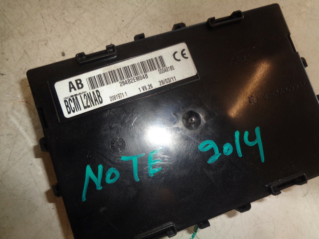 NISSAN NOTE 2011 E11 CONVIENCE MODULE UNIT 284B2EM04B