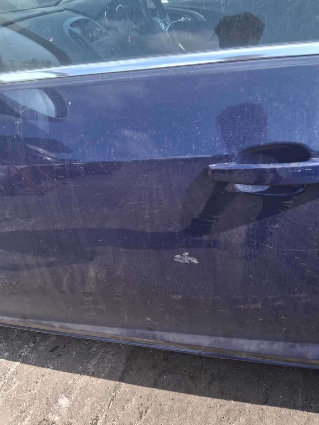 2013 VAUXHALL ASTRA J ESTATE NSF PASSENGER SIDE FRONT LEFT BARE DOOR BLUE