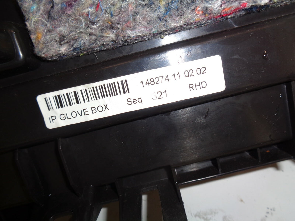 JAGUAR XF X250 2010 COMPLETE GLOVE BOX 14827411