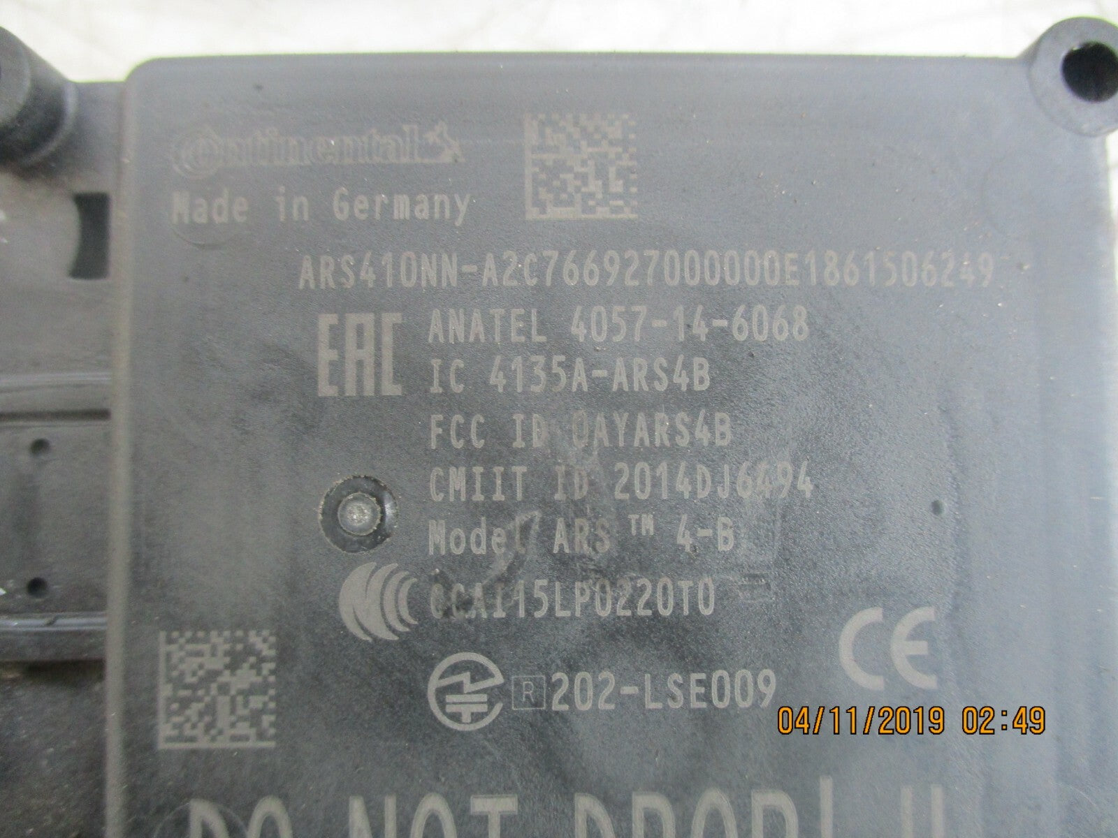 NISSAN QASHQAI J11 MK2 2018 RADAR DISTANCE CONTROL SENSOR MODULE 284385FA3A