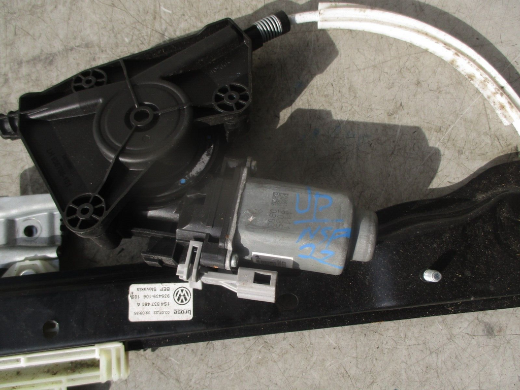 2022 VOLKSWAGEN UP NSF PASSENGER FRONT LEFT WINDOW MOTOR REGULATOR 1S4837461A