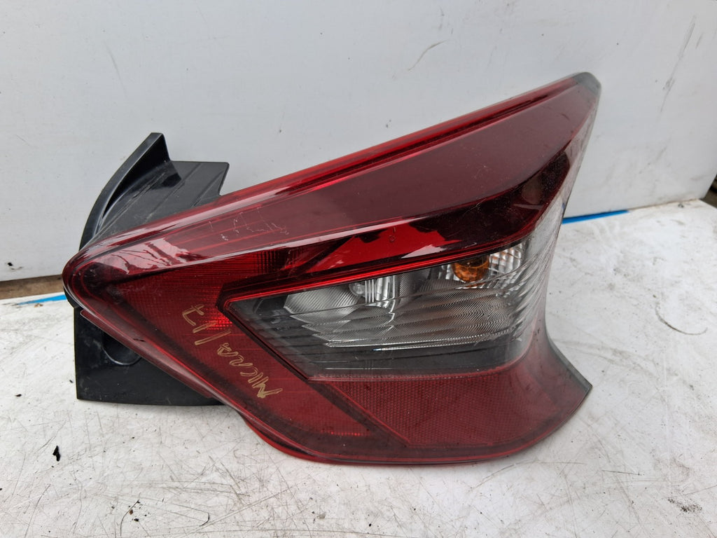 2017 NISSAN MICRA K14 OSR DRIVER SIDE REAR RIGHT TAIL LIGHT LAMP