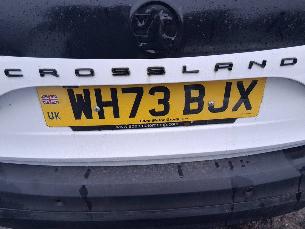 2024 VAUXHALL CROSSLAND X BARE TAILGATE BOOTLID WHITE Z42M