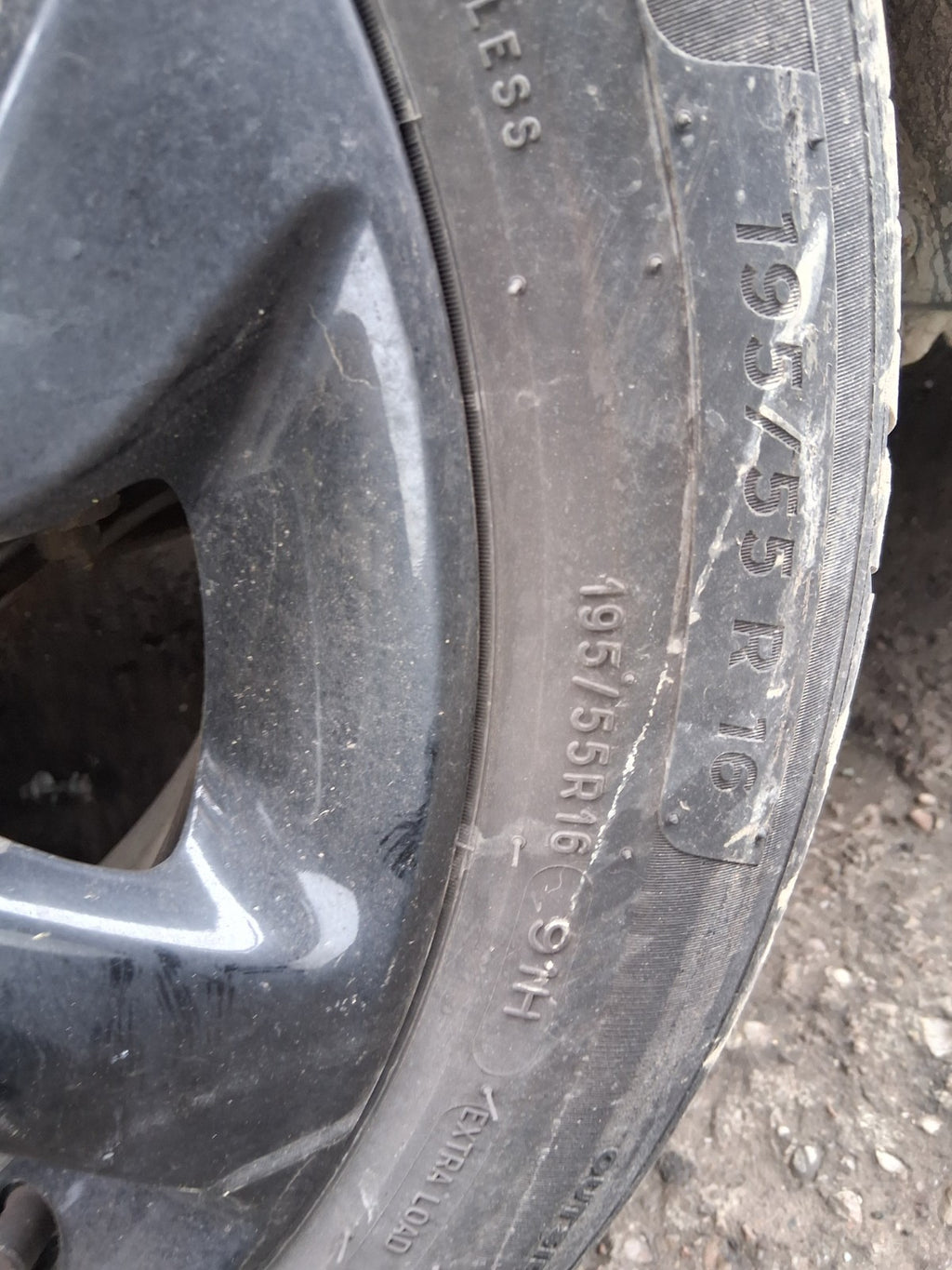 2019 VAUXHALL CORSA E 16 INCH ALLOY WHEEL WITH TYRE 195/55R16 REF 4