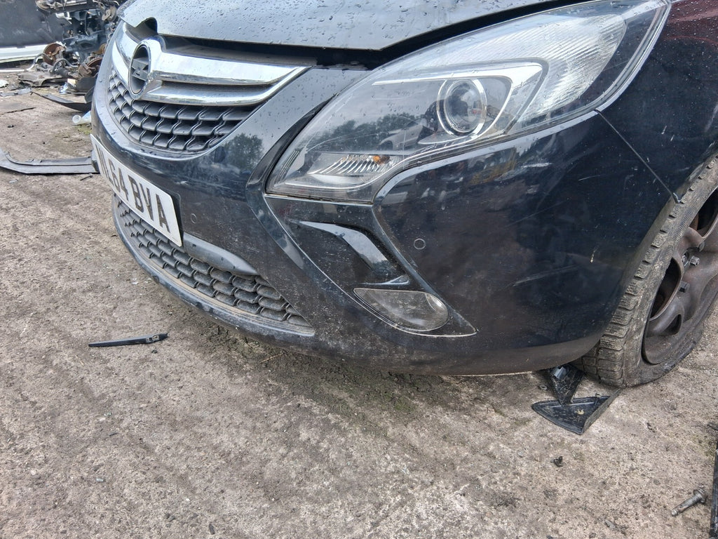 2014 VAUXHALL ZAFIRA C MK3 COMPLETE FRONT BUMPER CARBON FLASH METALLIC 22C
