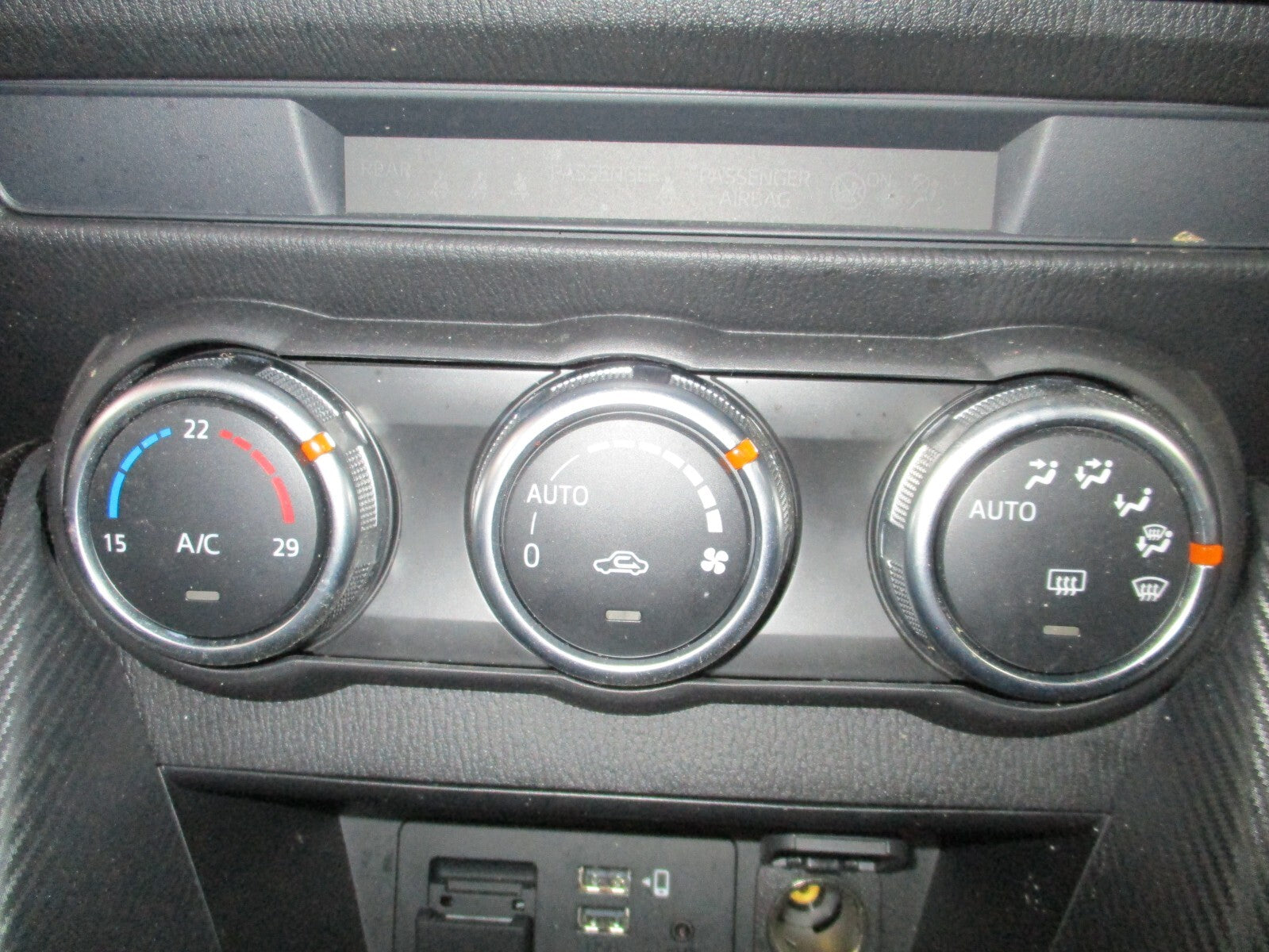 2022 MAZDA 2 MK3 DJ HEATER AC CLIMATE CONTROLS SWITCH PANEL