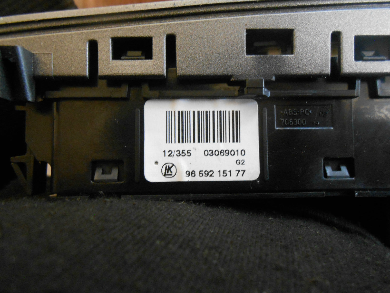 PEUGEOT 308 2013 MK1 HAZARD CENTRAL LOCK ESP CONTROL SWITCH PANEL 9659215177
