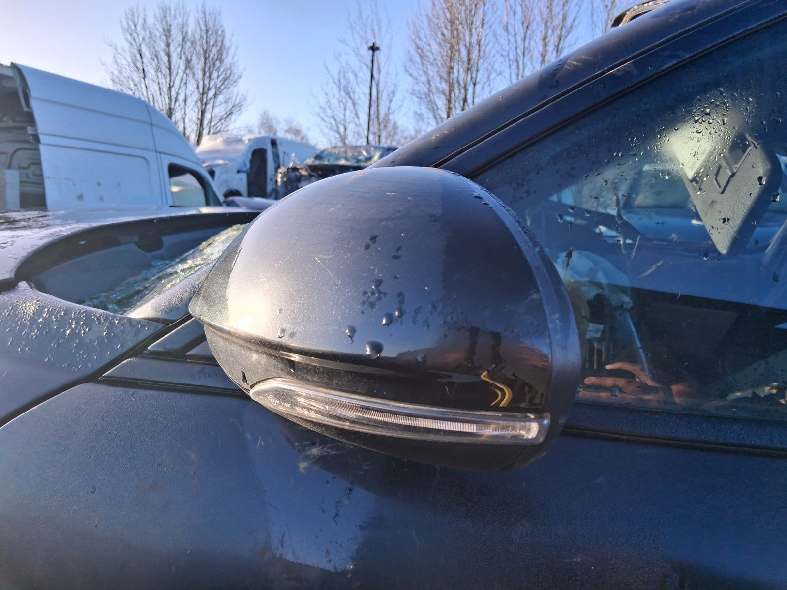 2018 ALFA ROMEO GIULIA 952 QUADRIFOGLIO NSF PASSENGER SIDE LEFT WING MIRROR