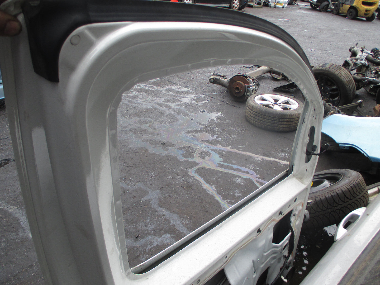 PEUGEOT BIPPER 2014 NSF PASSENGER SIDE FRONT BARE DOOR WHITE