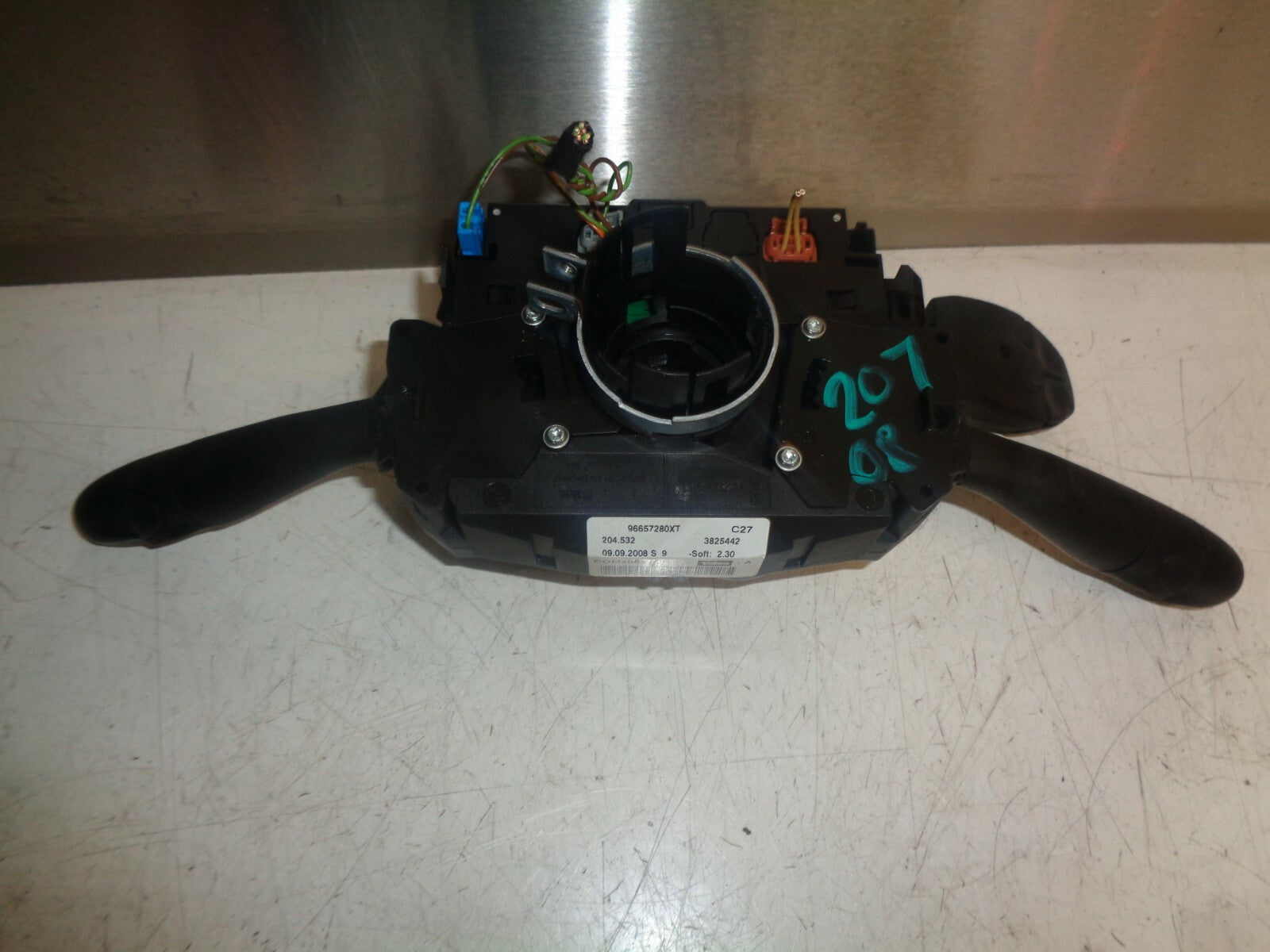 PEUGEOT 207 2008 1.4 PETROL COMBINATION SWITCH WIPER INDICATOR STALK 96657280XT