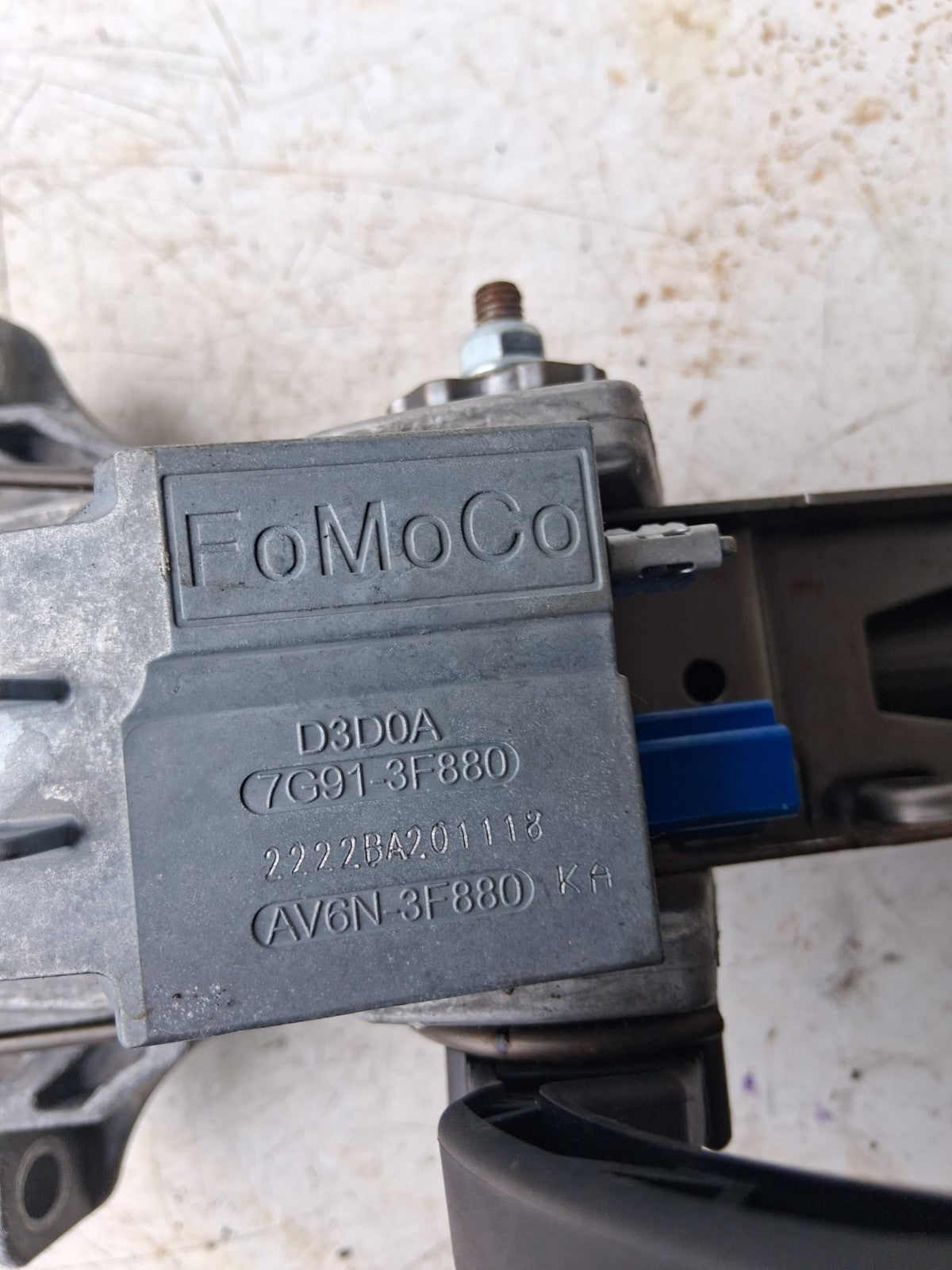 FORD GALAXY 2019 POWER STEERING COLUMN 7G913F880