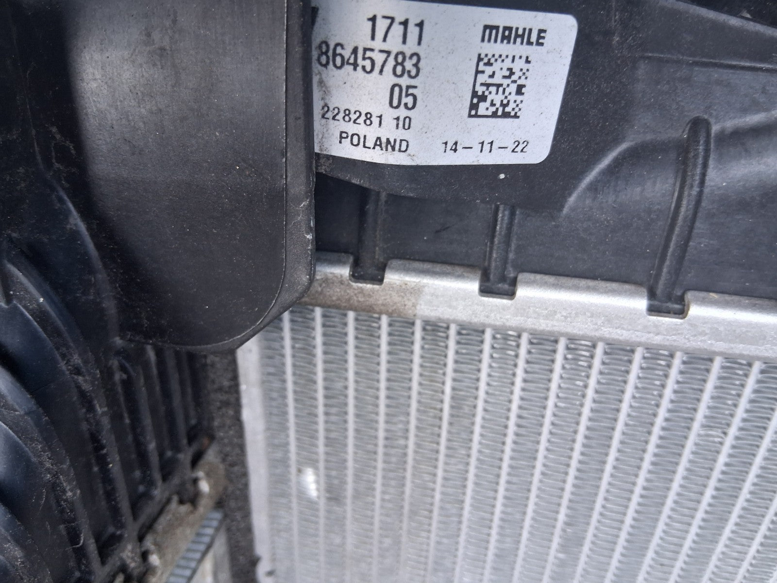 2022 BMW 2 SERIES F44 1.5 PETROL RADIATOR RADPACK 8645861