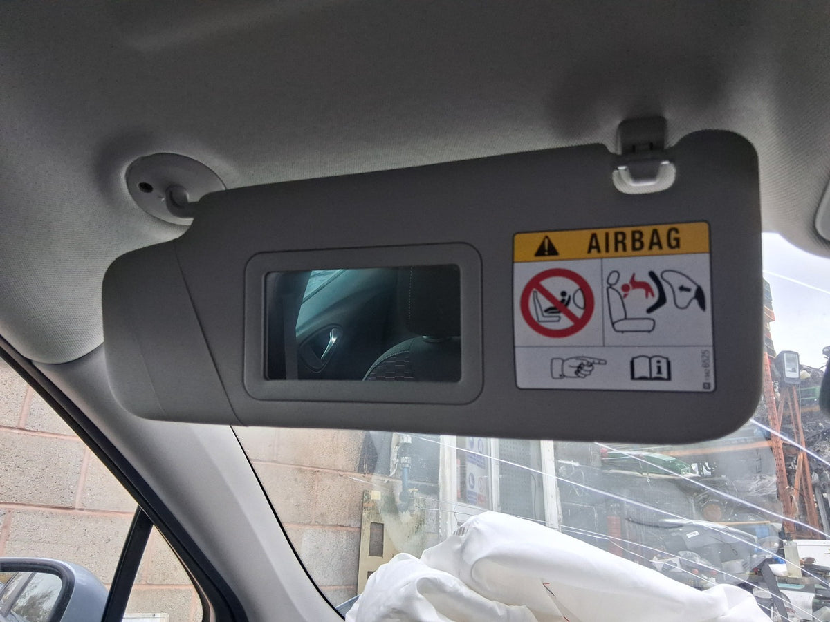 2019 VAUXHALL ASTRA K NSF PASSENGER SIDE FRONT LEFT SUN VISOR SHADE
