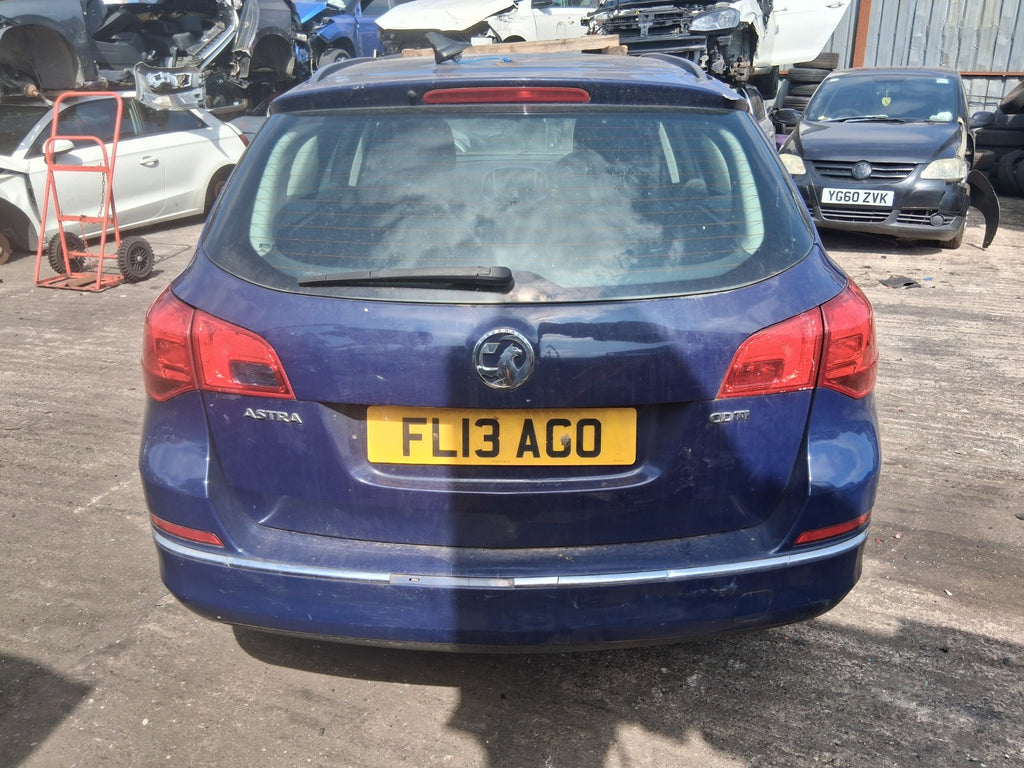 2013 VAUXHALL ASTRA J ESTATE REAR BARE TAILGATE BOOTLID BLUE