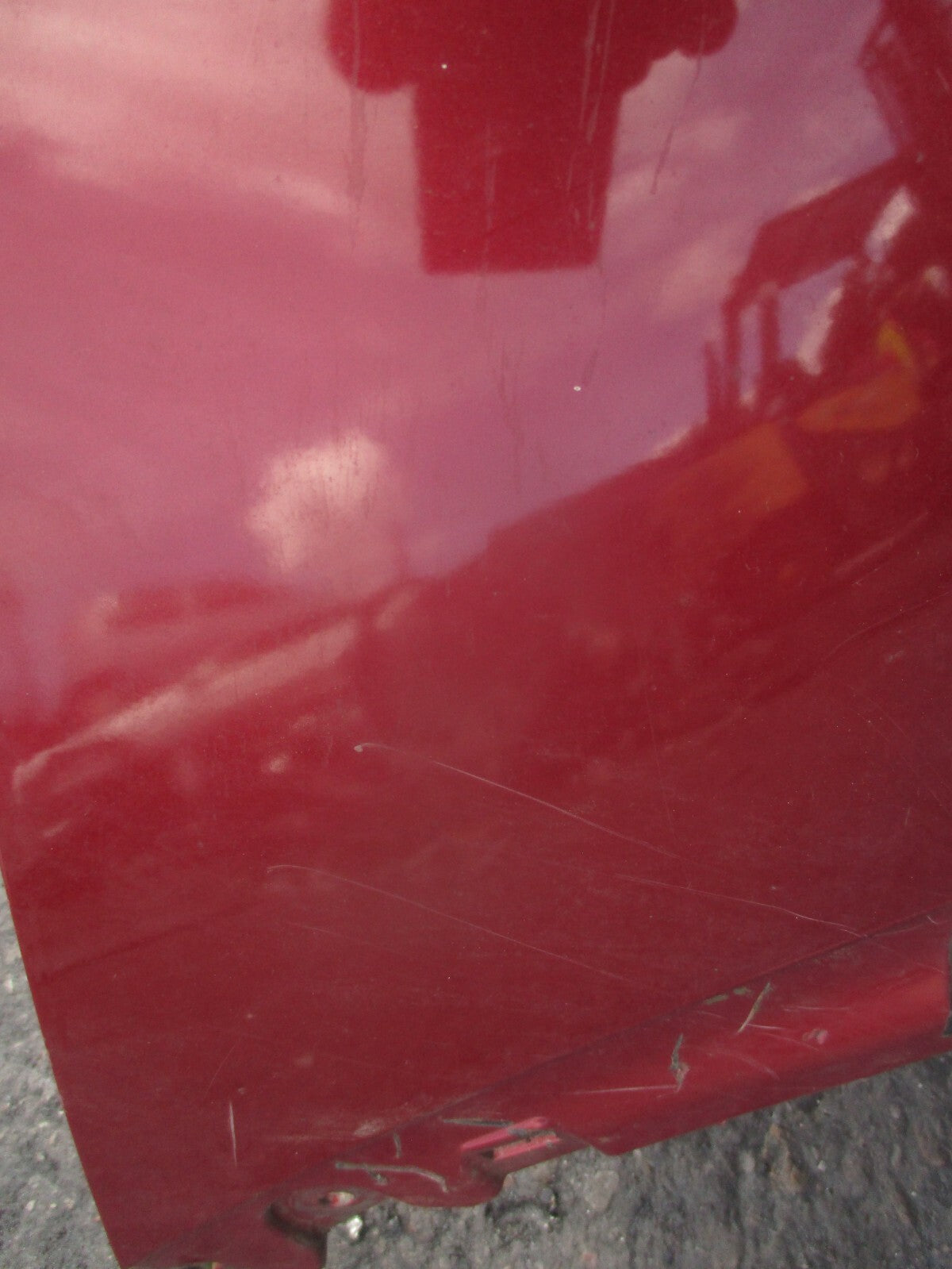 2012 NISSAN QASHQAI J10 REAR COMPLETE BUMPER RED