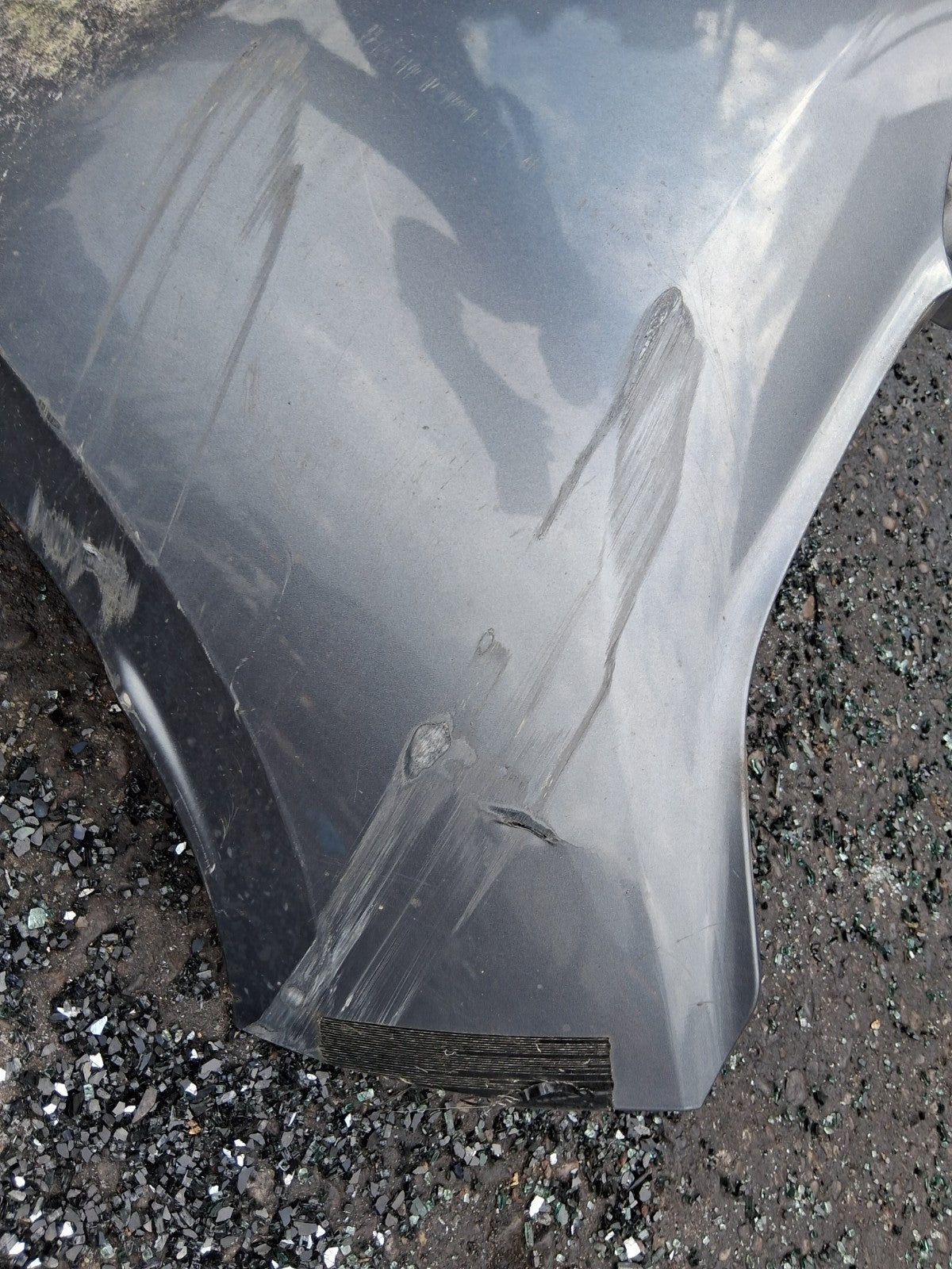 2011 CITROEN DS3 REAR COMPLETE BUMPER THORIUM GREY KTH