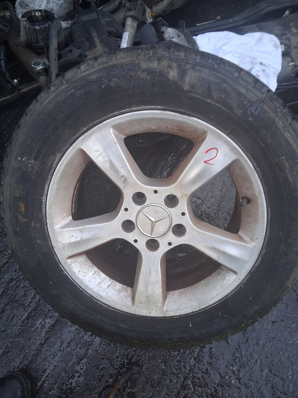 2007 MERCEDES BENZ VITO W639 16 INCH ALLOY WHEEL WITH TYRE 205/65R16